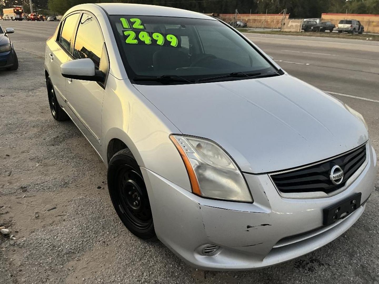 2012 GRAY NISSAN SENTRA 2.0 (3N1AB6AP6CL) with an 2.0L L4 DOHC 16V engine, AUTOMATIC transmission, located at 2303 West Mt. Houston, Houston, 77038, (281) 507-3956, 29.771597, -95.339569 - Photo#0