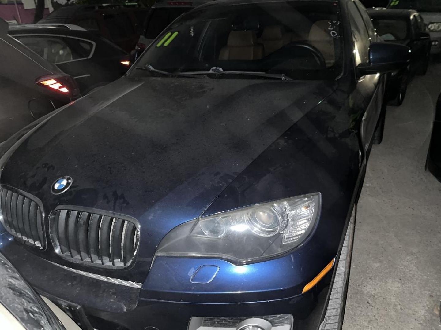 2011 BLUE BMW X6 xDrive35i (5UXFG2C54BL) with an 3.0L L6 DOHC 24V engine, AUTOMATIC transmission, located at 2303 West Mt. Houston, Houston, 77038, (281) 507-3956, 29.771597, -95.339569 - Photo#0