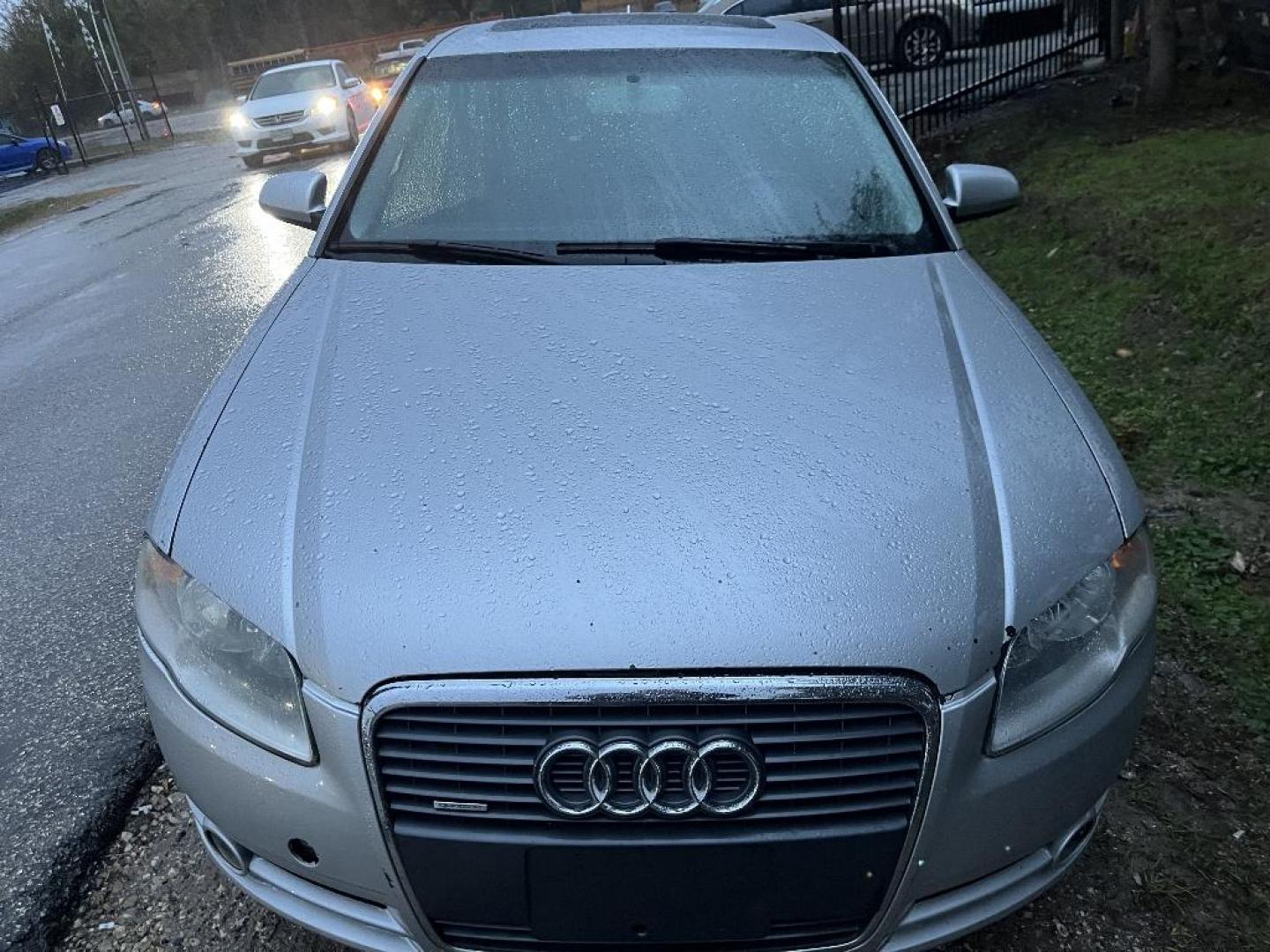 2007 SILVER AUDI A4 2.0T quattro (WAUDF78E87A) with an 2.0L L4 DOHC 16V engine, AUTOMATIC transmission, located at 2303 West Mt. Houston, Houston, 77038, (281) 507-3956, 29.771597, -95.339569 - Photo#0