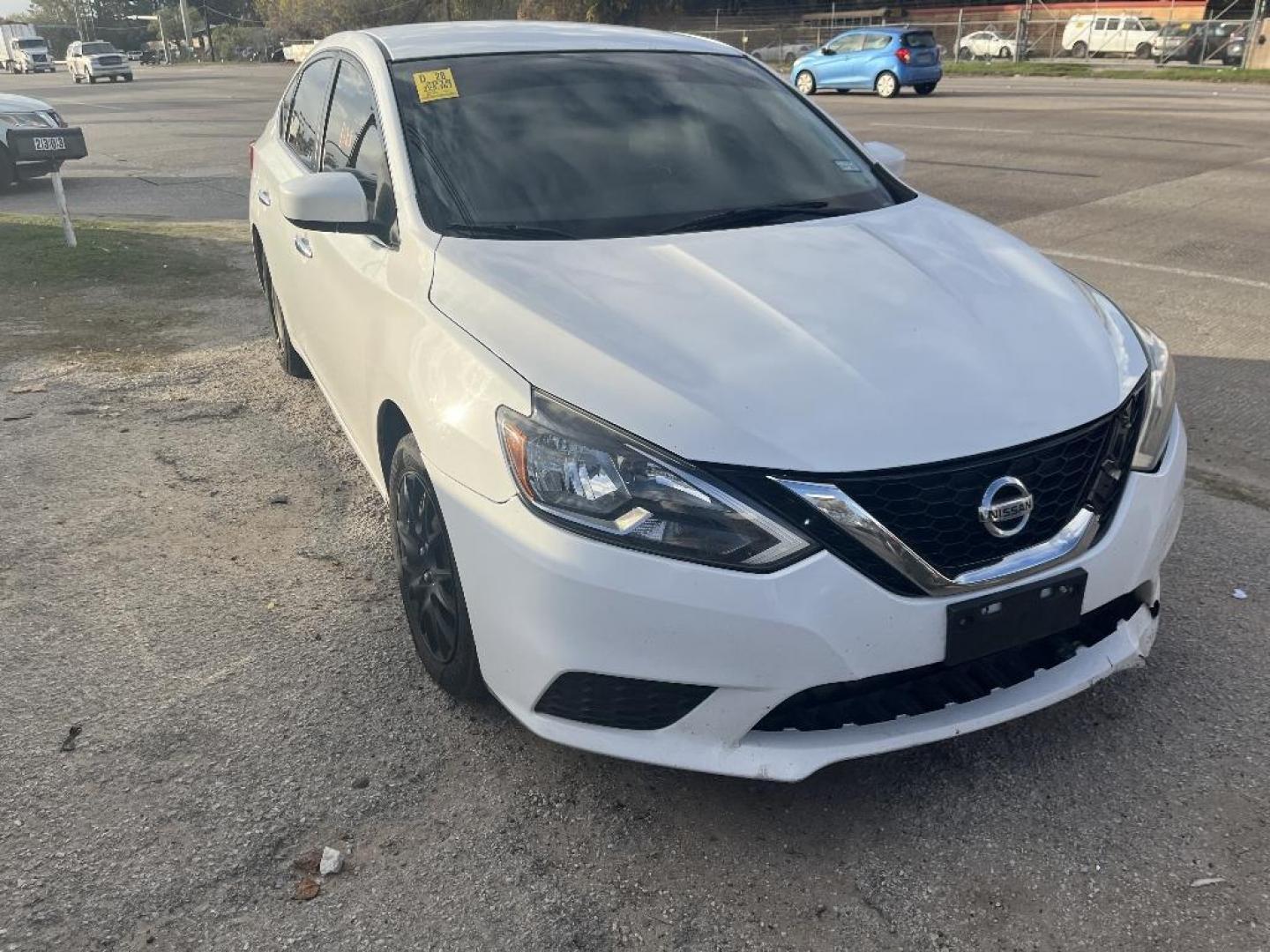 2018 WHITE NISSAN SENTRA S 6MT (3N1AB7AP4JY) with an 1.8L L4 SFI DOHC 16V engine, AUTOMATIC transmission, located at 2303 West Mt. Houston, Houston, 77038, (281) 507-3956, 29.771597, -95.339569 - Photo#0