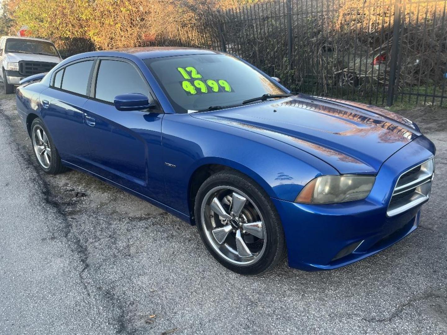 2012 BLUE DODGE CHARGER R/T (2C3CDXCT5CH) with an 5.7L V8 OHV 16V engine, AUTOMATIC transmission, located at 2303 West Mt. Houston, Houston, 77038, (281) 507-3956, 29.771597, -95.339569 - Photo#0