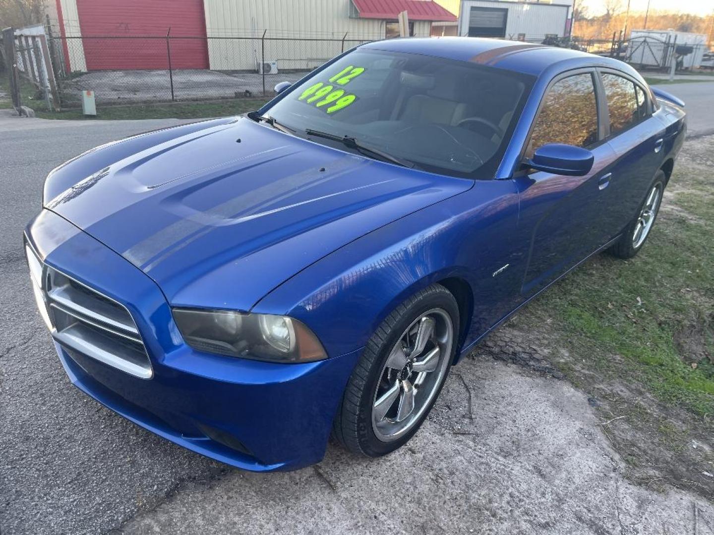 2012 BLUE DODGE CHARGER R/T (2C3CDXCT5CH) with an 5.7L V8 OHV 16V engine, AUTOMATIC transmission, located at 2303 West Mt. Houston, Houston, 77038, (281) 507-3956, 29.771597, -95.339569 - Photo#1