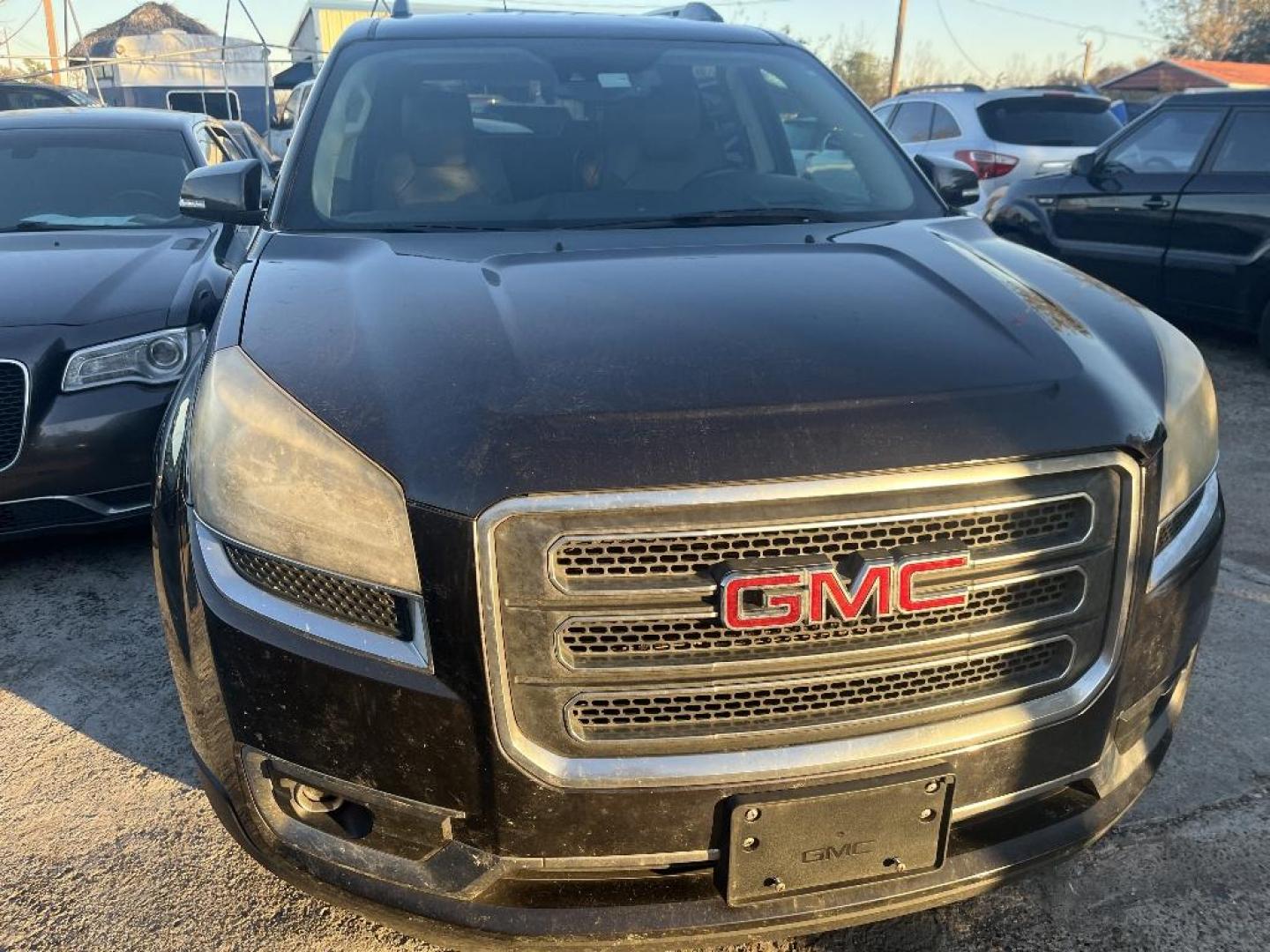 2015 BROWN GMC ACADIA SLT-2 FWD (1GKKRSKDXFJ) with an 3.6L V6 DOHC 24V engine, AUTOMATIC transmission, located at 2303 West Mt. Houston, Houston, 77038, (281) 507-3956, 29.771597, -95.339569 - Photo#0