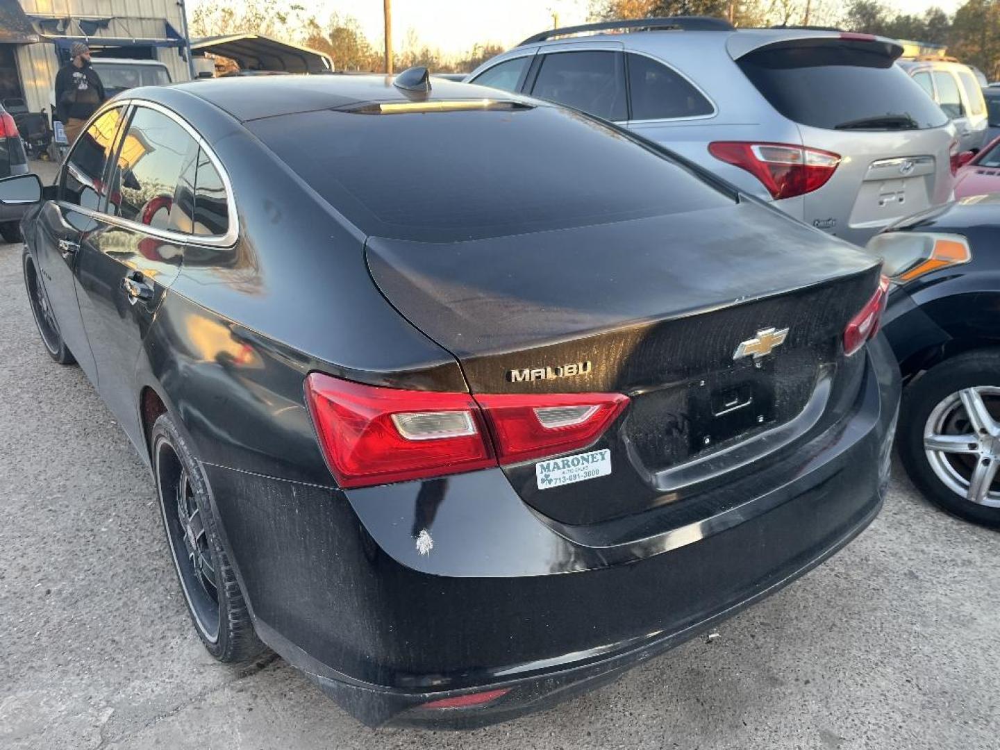 2018 BLACK CHEVROLET MALIBU LT (1G1ZD5ST8JF) with an 1.5L L4 DOHC 16V engine, AUTOMATIC transmission, located at 2303 West Mt. Houston, Houston, 77038, (281) 507-3956, 29.771597, -95.339569 - Photo#1