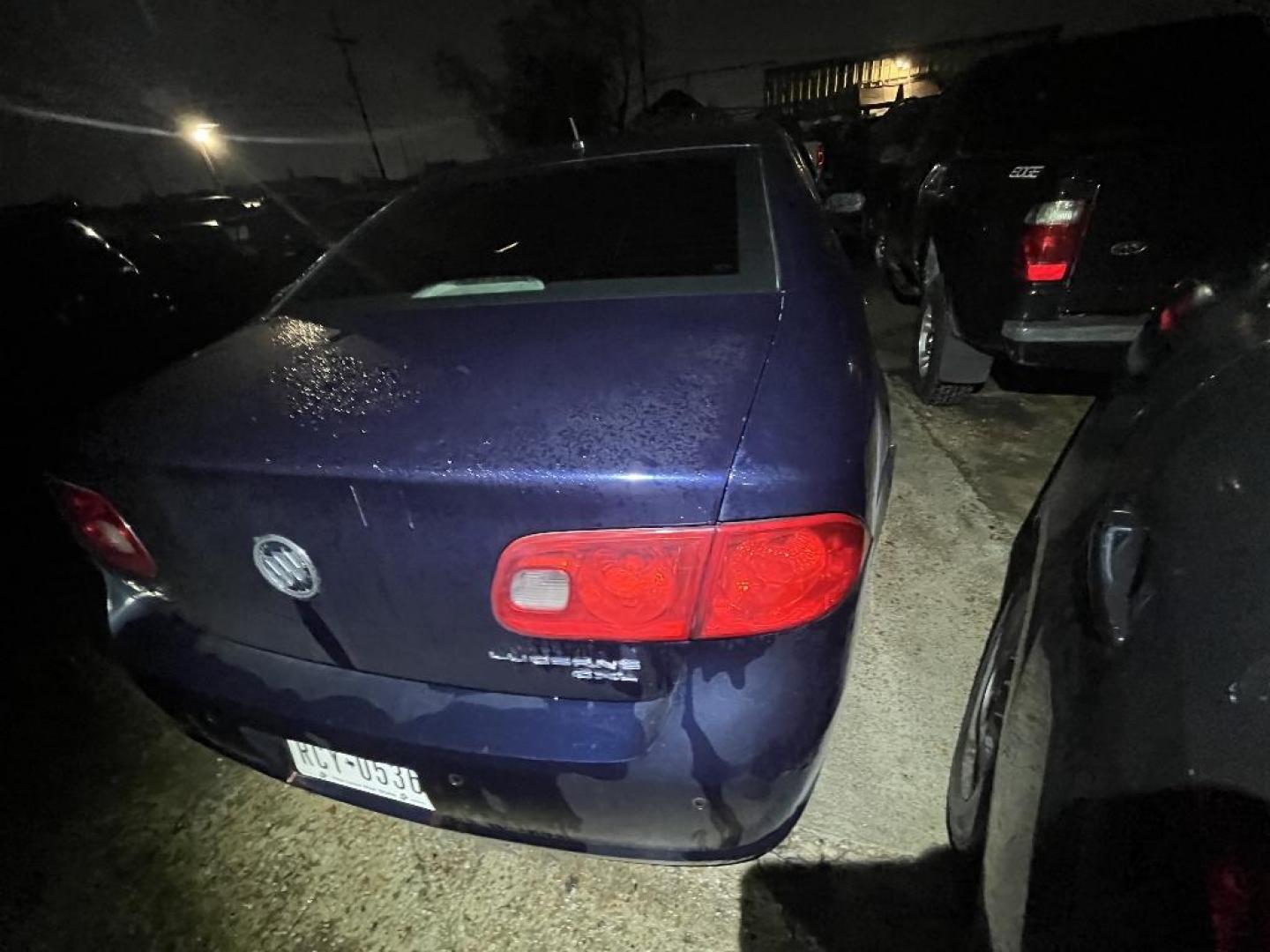 2008 BLUE BUICK LUCERNE CXL (1G4HD57288U) with an 3.8L V6 OHV 12V engine, AUTOMATIC transmission, located at 2303 West Mt. Houston, Houston, 77038, (281) 507-3956, 29.771597, -95.339569 - Photo#2