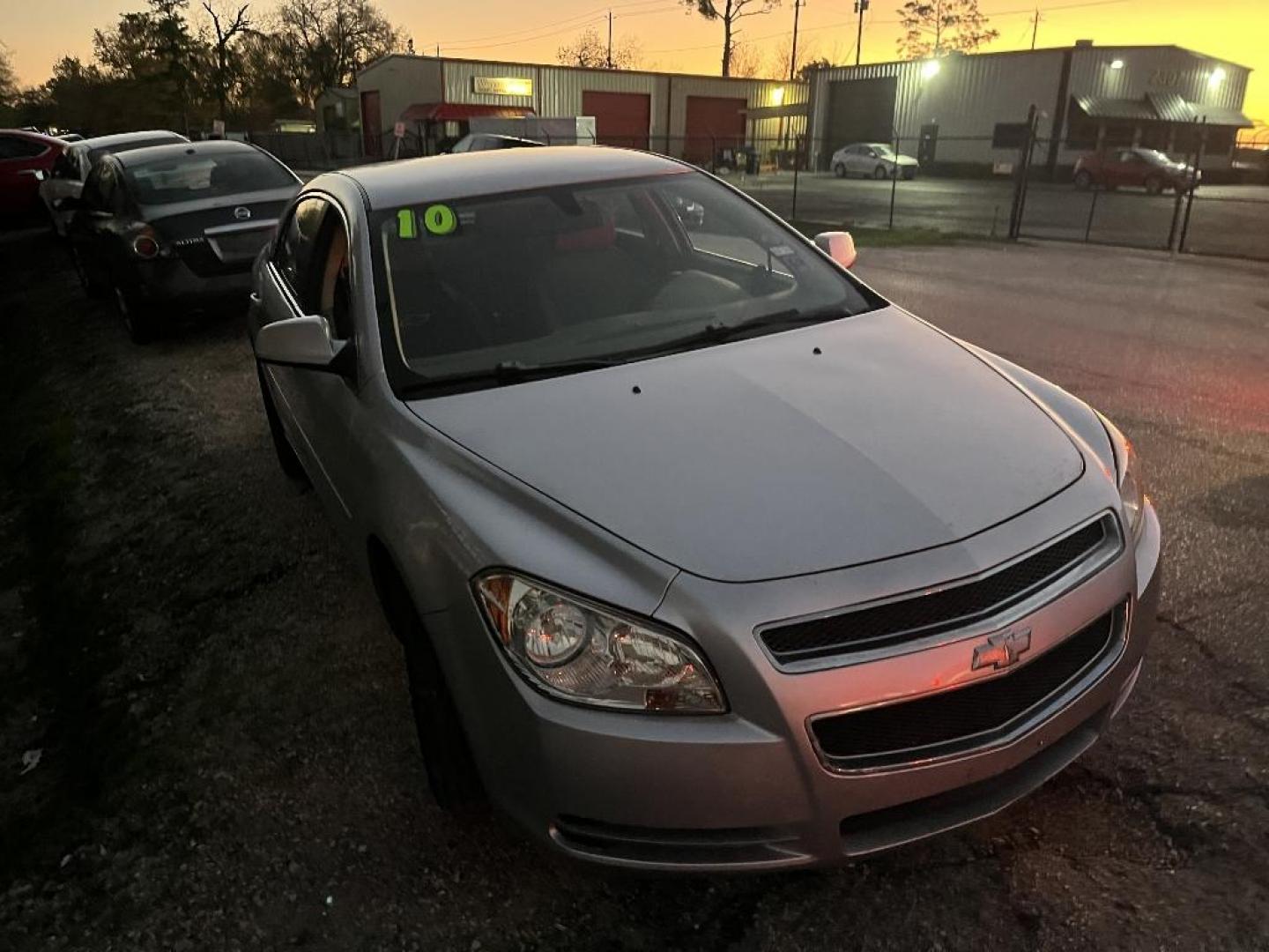 2010 GRAY CHEVROLET MALIBU 1LT (1G1ZC5E03A4) with an 2.4L L4 DOHC 16V engine, AUTOMATIC transmission, located at 2303 West Mt. Houston, Houston, 77038, (281) 507-3956, 29.771597, -95.339569 - Photo#0