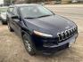 2014 BLUE JEEP CHEROKEE Sport FWD (1C4PJLAB9EW) with an 2.4L L4 DOHC 16V engine, AUTOMATIC transmission, located at 2303 West Mt. Houston, Houston, 77038, (281) 507-3956, 29.771597, -95.339569 - Photo#0