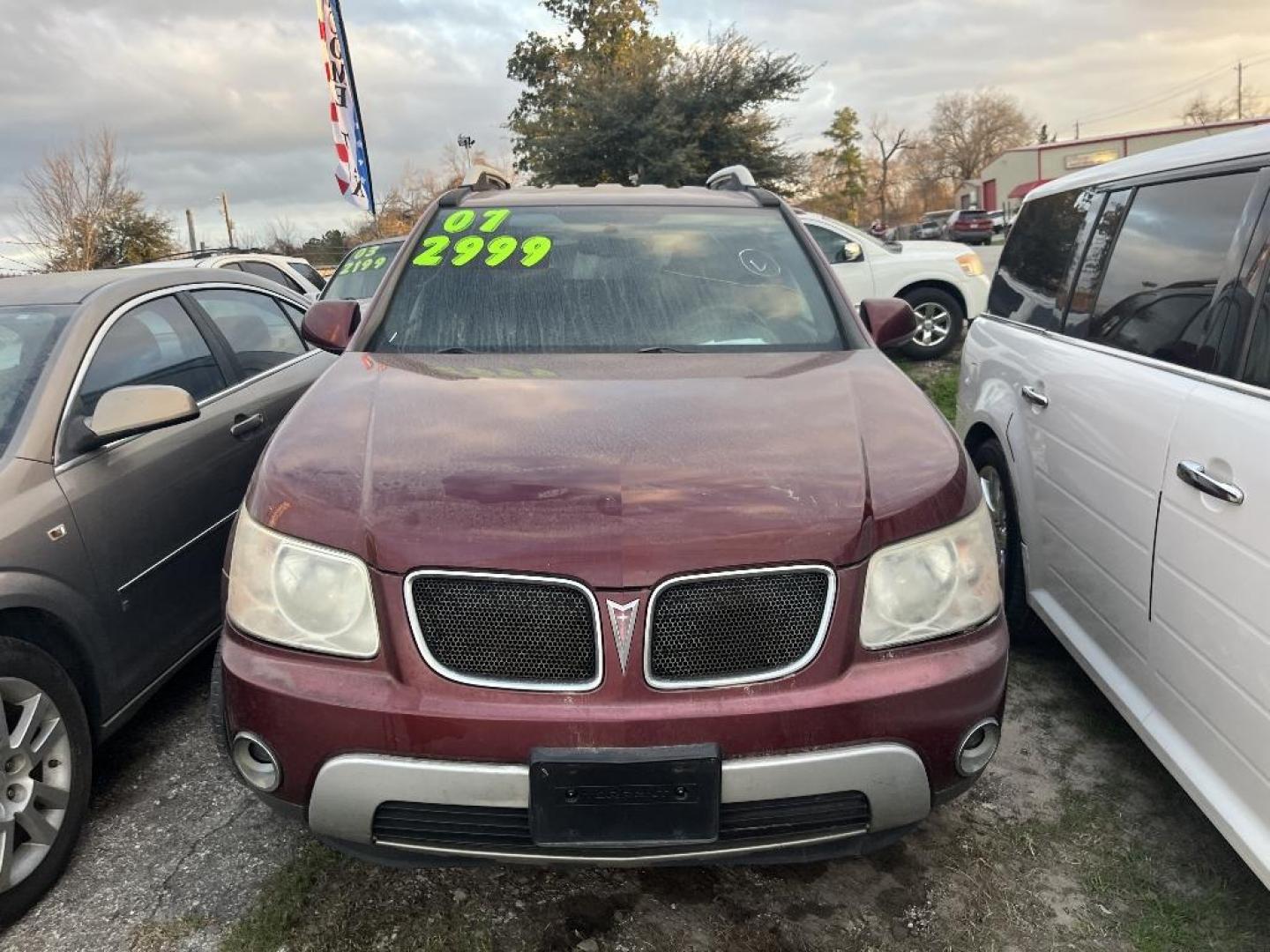 2007 RED PONTIAC TORRENT FWD (2CKDL63F176) with an 3.4L V6 OHV 12V engine, AUTOMATIC transmission, located at 2303 West Mt. Houston, Houston, 77038, (281) 507-3956, 29.771597, -95.339569 - Photo#0