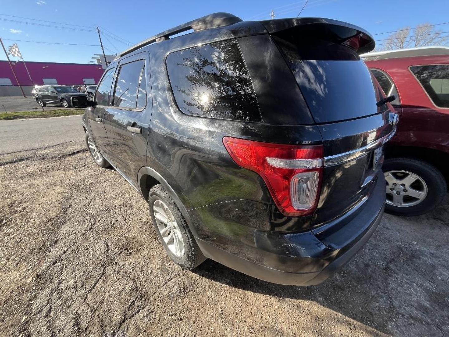 2013 BLACK FORD EXPLORER Base FWD (1FM5K7B85DG) with an 3.5L V6 DOHC 24V engine, AUTOMATIC transmission, located at 2303 West Mt. Houston, Houston, 77038, (281) 507-3956, 29.771597, -95.339569 - Photo#1