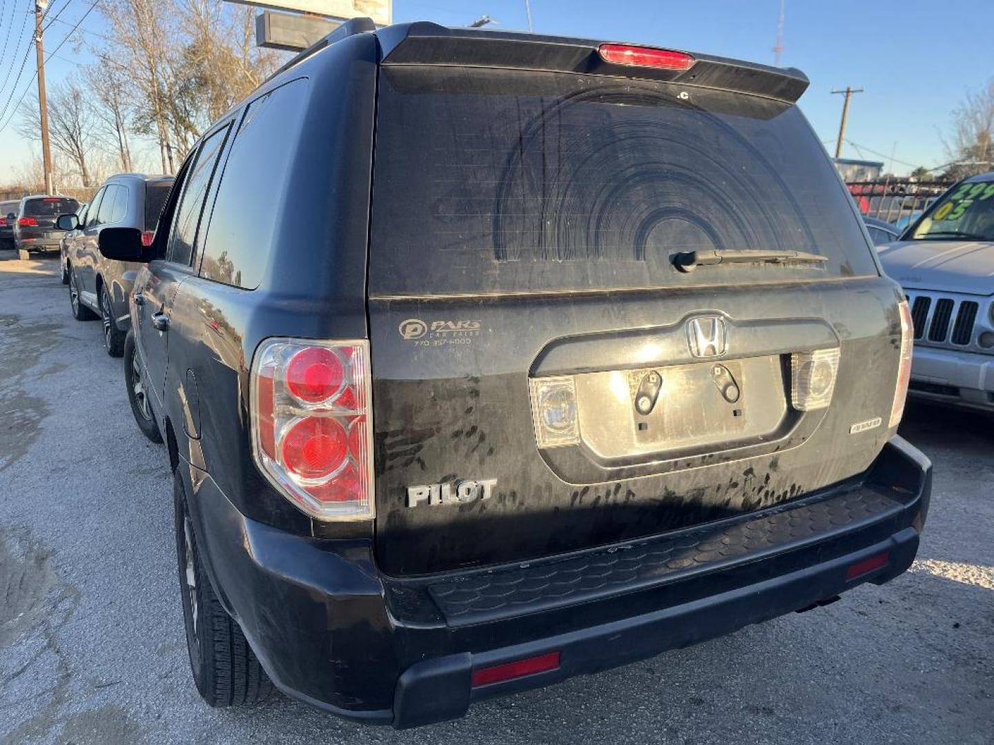 2007 BLACK HONDA PILOT EX-L 4WD AT (5FNYF18567B) with an 3.5L V6 SOHC 24V engine, AUTOMATIC transmission, located at 2303 West Mt. Houston, Houston, 77038, (281) 507-3956, 29.771597, -95.339569 - Photo#3