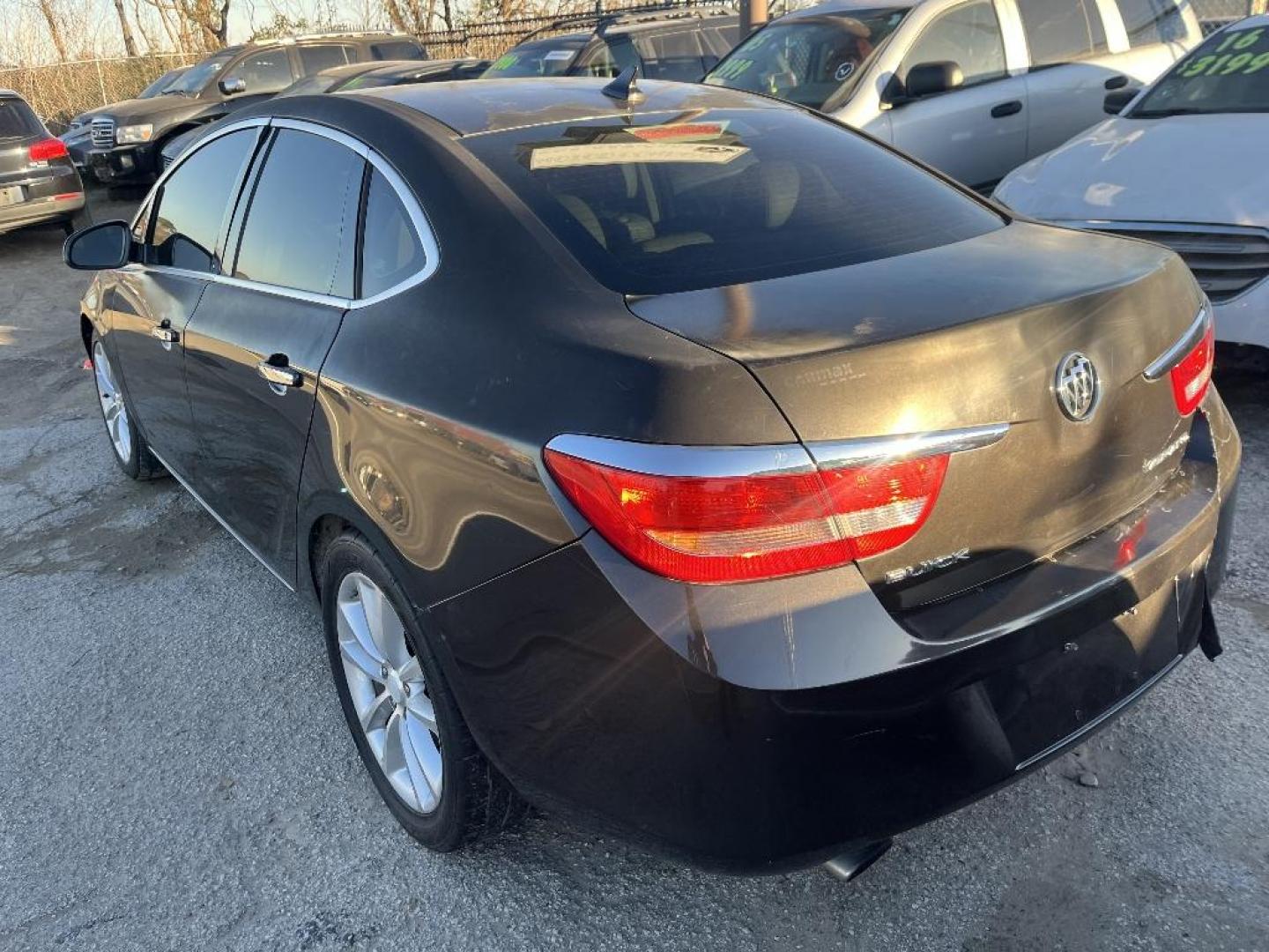 2012 BLACK BUICK VERANO Base (1G4PP5SK4C4) with an 2.4L L4 DOHC 16V FFV engine, AUTOMATIC transmission, located at 2303 West Mt. Houston, Houston, 77038, (281) 507-3956, 29.771597, -95.339569 - Photo#4