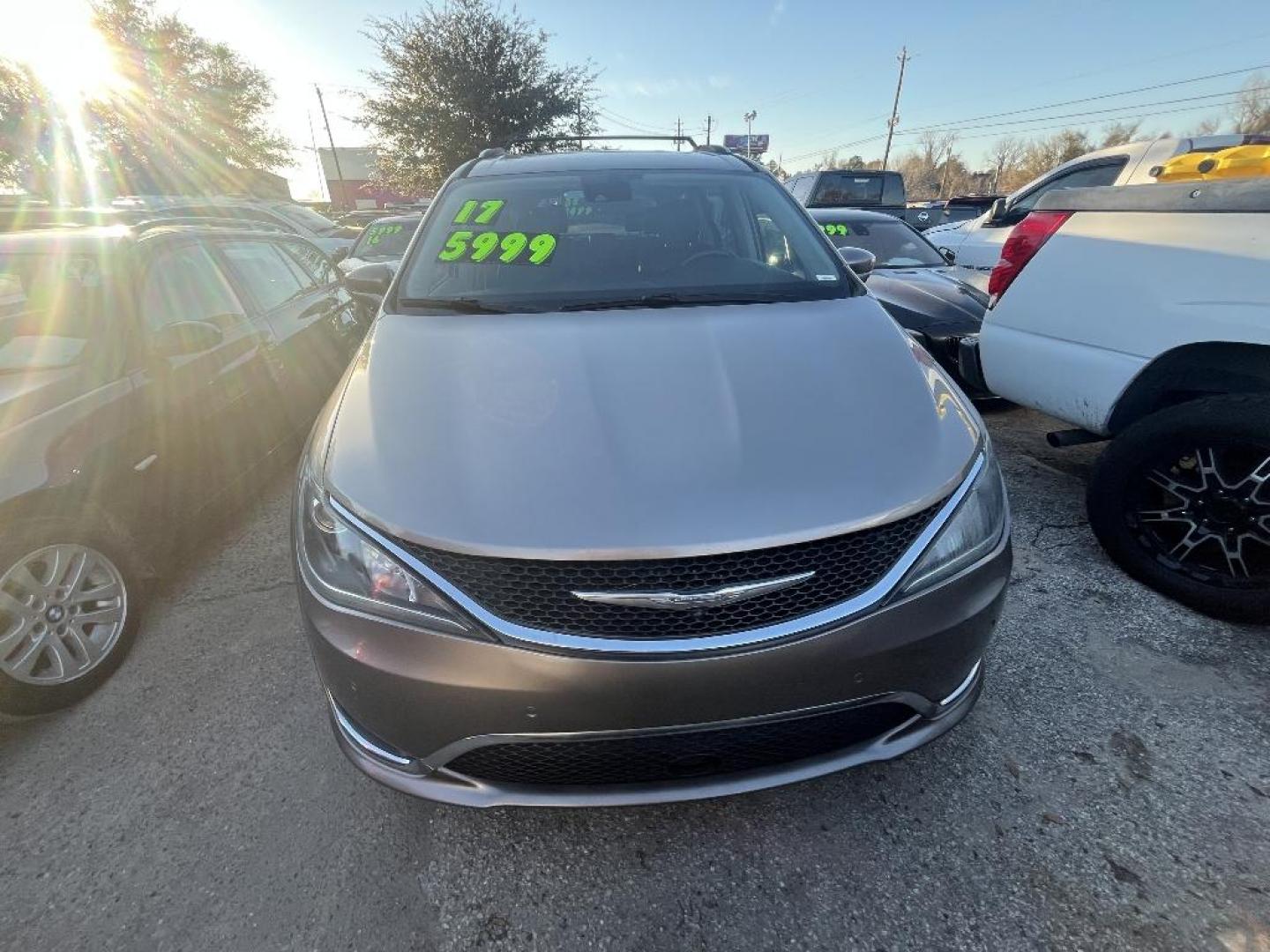 2017 BROWN CHRYSLER PACIFICA Touring-L Plus (2C4RC1EG2HR) with an 3.6L V6 DOHC 24V engine, AUTOMATIC transmission, located at 2303 West Mt. Houston, Houston, 77038, (281) 507-3956, 29.771597, -95.339569 - Photo#0