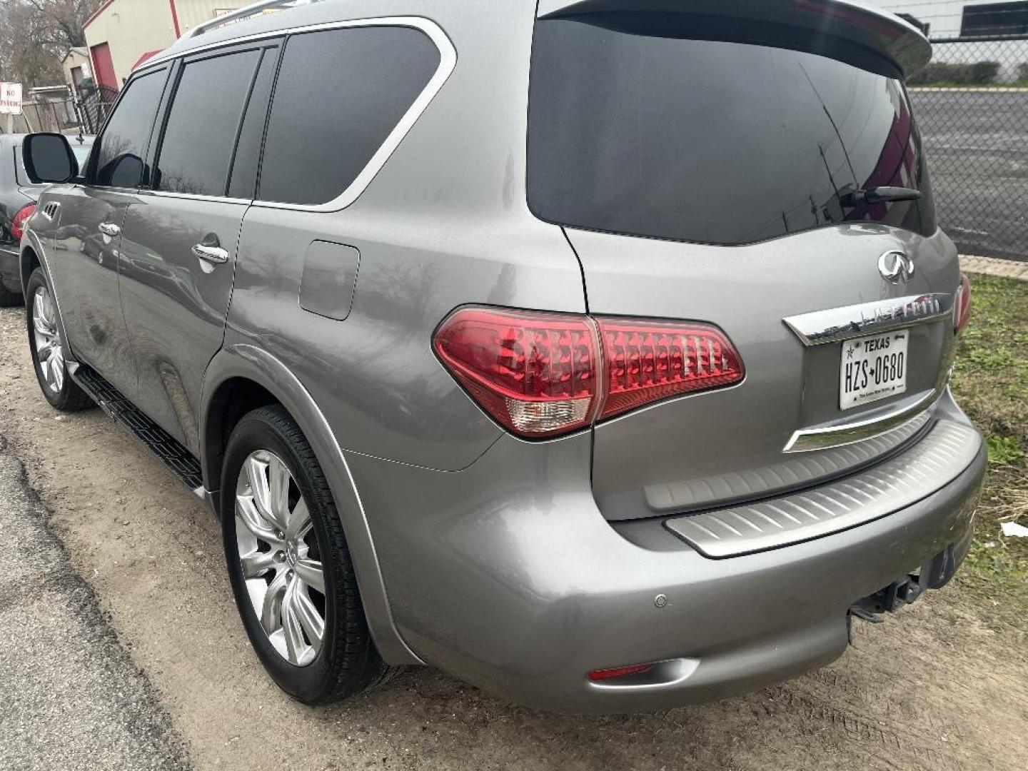 2011 GRAY INFINITI QX56 4WD (JN8AZ2NC2B9) with an 5.6L V8 DOHC 32V engine, AUTOMATIC transmission, located at 2303 West Mt. Houston, Houston, 77038, (281) 507-3956, 29.771597, -95.339569 - Photo#2