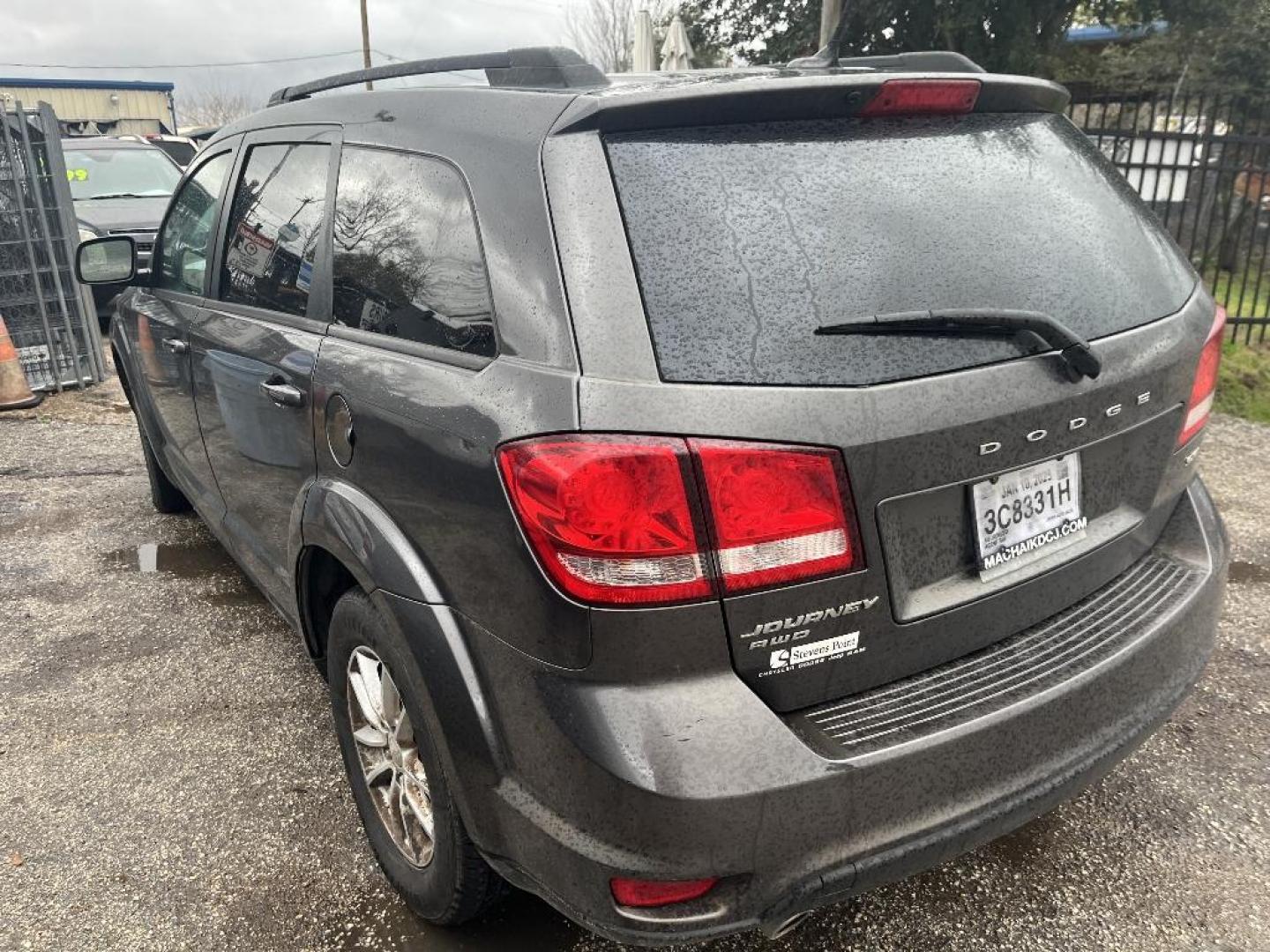 2015 GREEN DODGE JOURNEY SXT AWD (3C4PDDBG0FT) with an 3.6L V6 DOHC 24V engine, AUTOMATIC transmission, located at 2303 West Mt. Houston, Houston, 77038, (281) 507-3956, 29.771597, -95.339569 - Photo#1