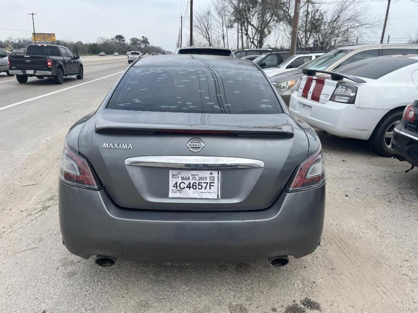 2014 GRAY NISSAN MAXIMA SV (1N4AA5AP8EC) with an 3.5L V6 DOHC 24V engine, AUTOMATIC transmission, located at 2303 West Mt. Houston, Houston, 77038, (281) 507-3956, 29.771597, -95.339569 - Photo#1