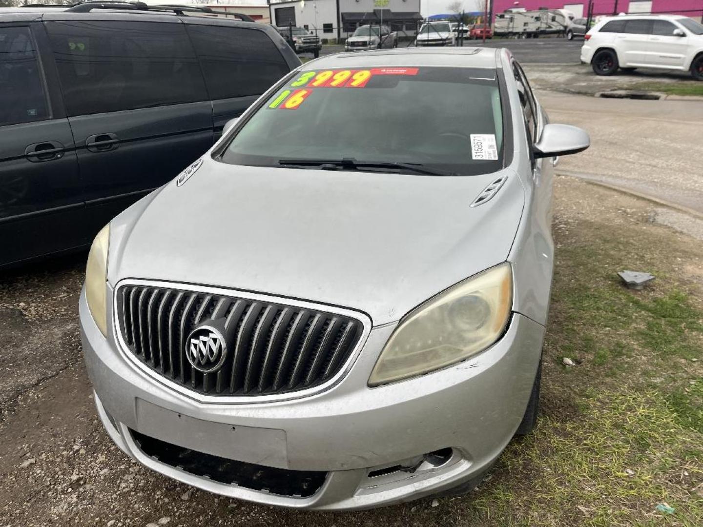 2016 GRAY BUICK VERANO Convenience (1G4PR5SK8G4) with an 2.4L L4 DOHC 16V FFV engine, AUTOMATIC transmission, located at 2303 West Mt. Houston, Houston, 77038, (281) 507-3956, 29.771597, -95.339569 - Photo#0