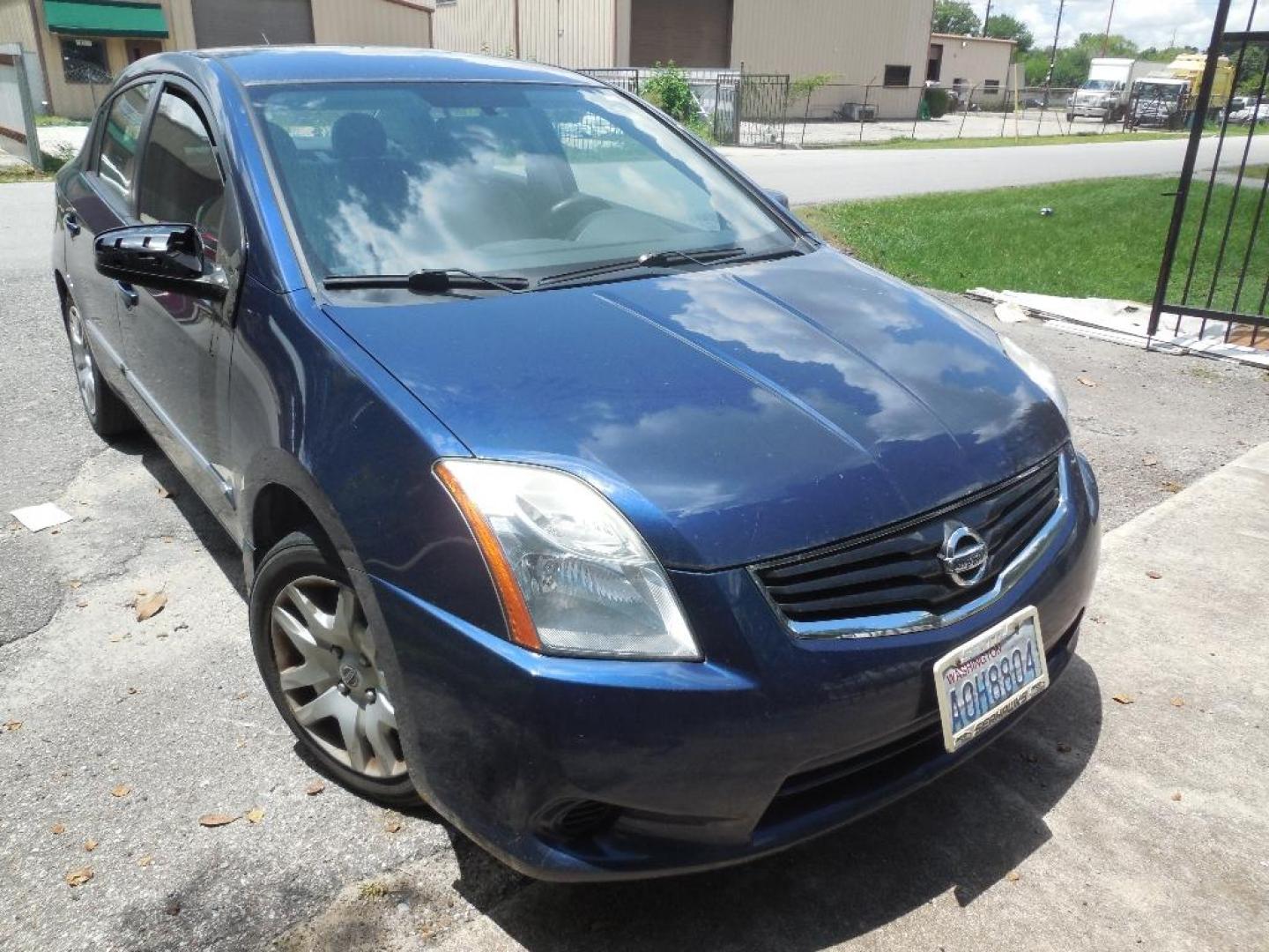 2012 BLUE NISSAN SENTRA 2.0 (3N1AB6AP3CL) with an 2.0L L4 DOHC 16V engine, AUTOMATIC transmission, located at 2303 West Mt. Houston, Houston, Texas, 77038, (281) 507-3956, 29.771597, -95.339569 - Photo#1