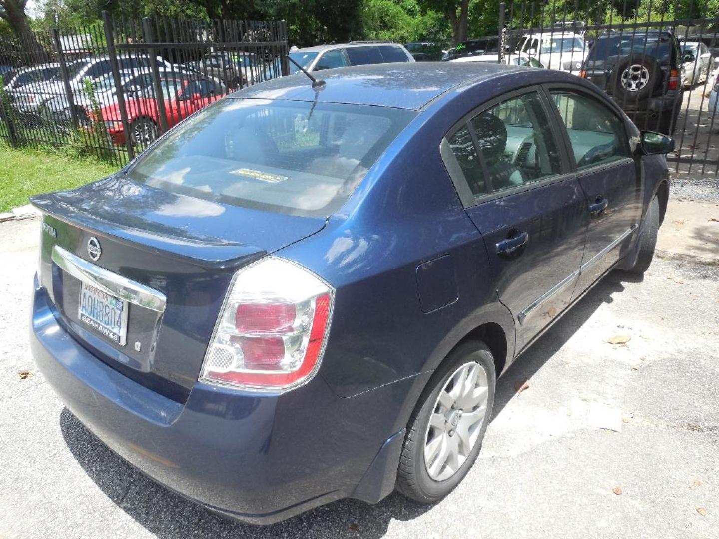 2012 BLUE NISSAN SENTRA 2.0 (3N1AB6AP3CL) with an 2.0L L4 DOHC 16V engine, AUTOMATIC transmission, located at 2303 West Mt. Houston, Houston, Texas, 77038, (281) 507-3956, 29.771597, -95.339569 - Photo#2