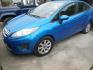 2012 BLUE FORD FIESTA SE Sedan (3FADP4BJ7CM) with an 1.6L L4 DOHC 16V engine, AUTOMATIC transmission, located at 2303 West Mt. Houston, Houston, 77038, (281) 507-3956, 29.771597, -95.339569 - Photo#1