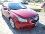 2012 RED CHEVROLET CRUZE LTZ (1G1PH5SC4C7) with an 1.4L L4 DOHC 16V TURBO engine, AUTOMATIC transmission, located at 2303 West Mt. Houston, Houston, 77038, (281) 507-3956, 29.771597, -95.339569 - Photo#0