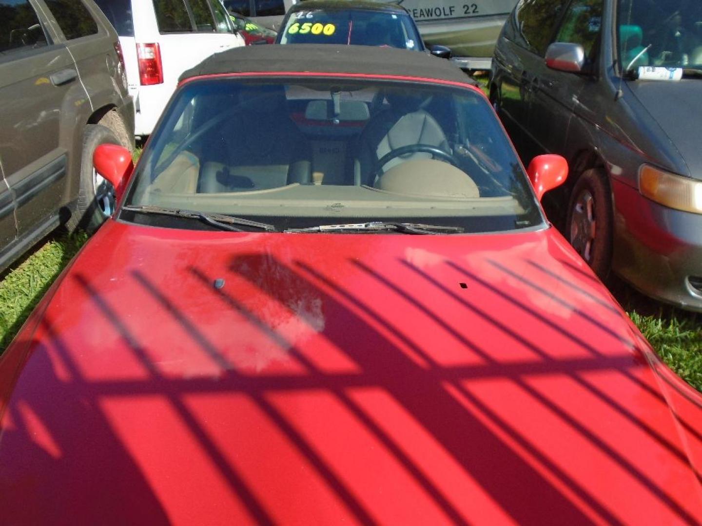 1998 RED BMW Z3 1.9 (4USCH7328WL) with an 1.9L L4 DOHC 16V engine, AUTOMATIC transmission, located at 2303 West Mt. Houston, Houston, 77038, (281) 507-3956, 29.771597, -95.339569 - Photo#3